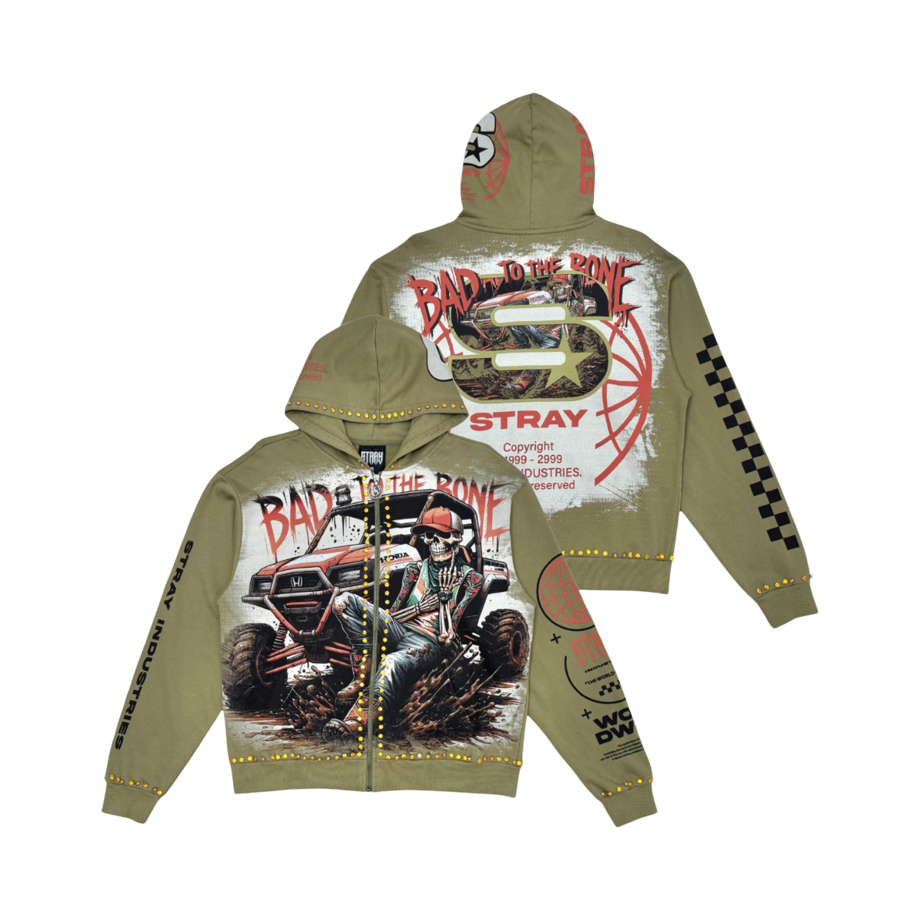 Stray full-zip hoodie