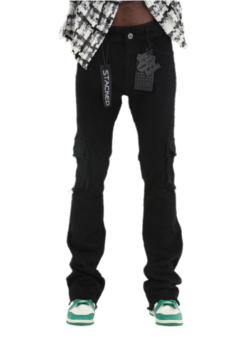 Rockstar Wool Black Stacked