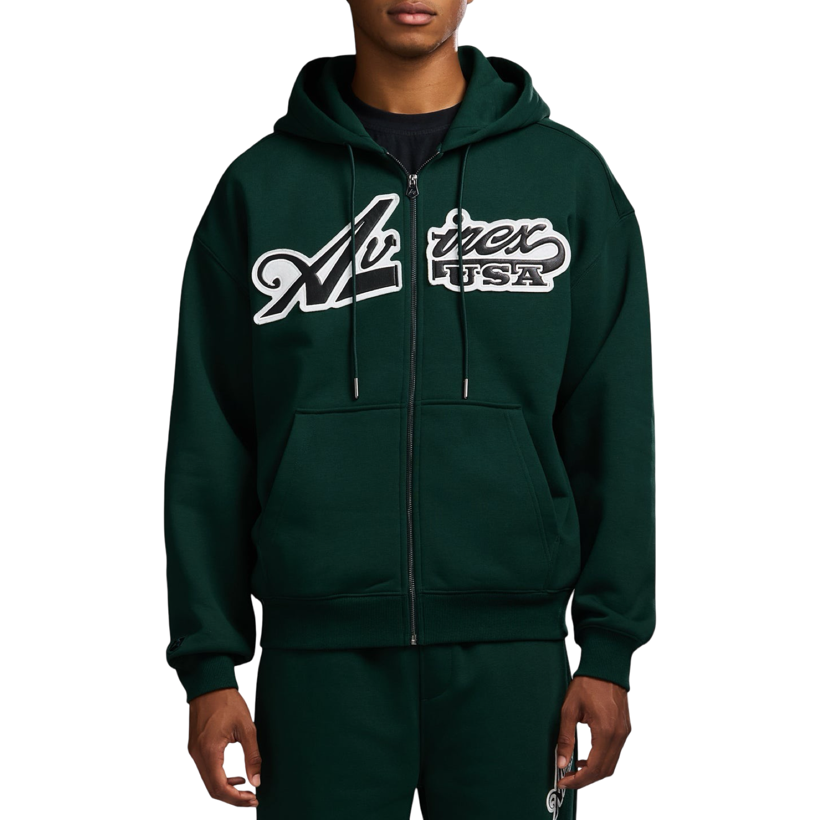 AVIREX ZIP UP HOODIE