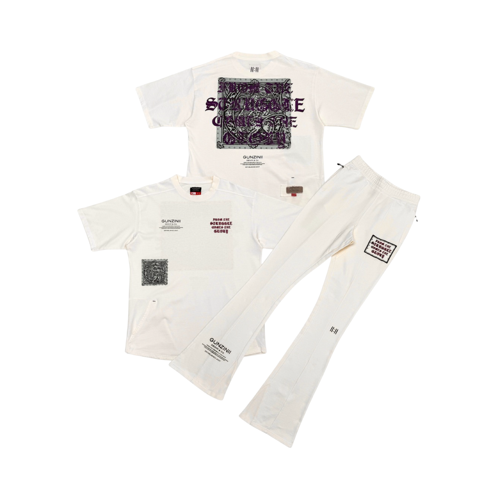 GUNZINII matching set T-shirt