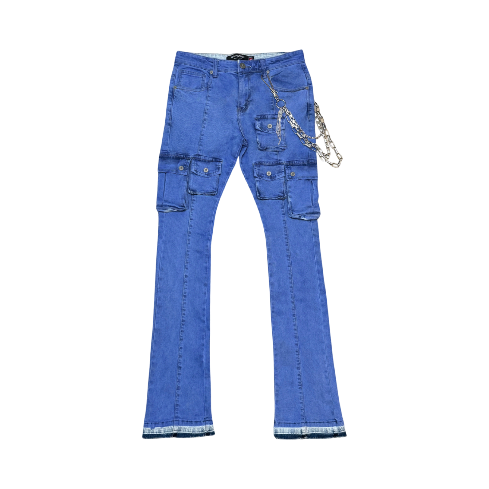 GUNZINII STACKED UTILITY DENIM