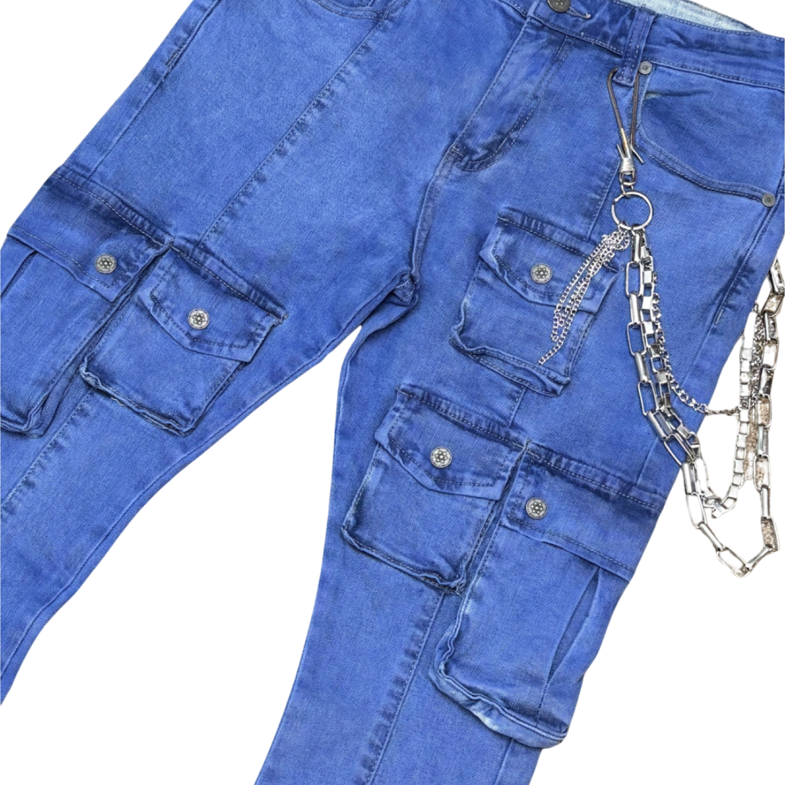 GUNZINII STACKED UTILITY DENIM