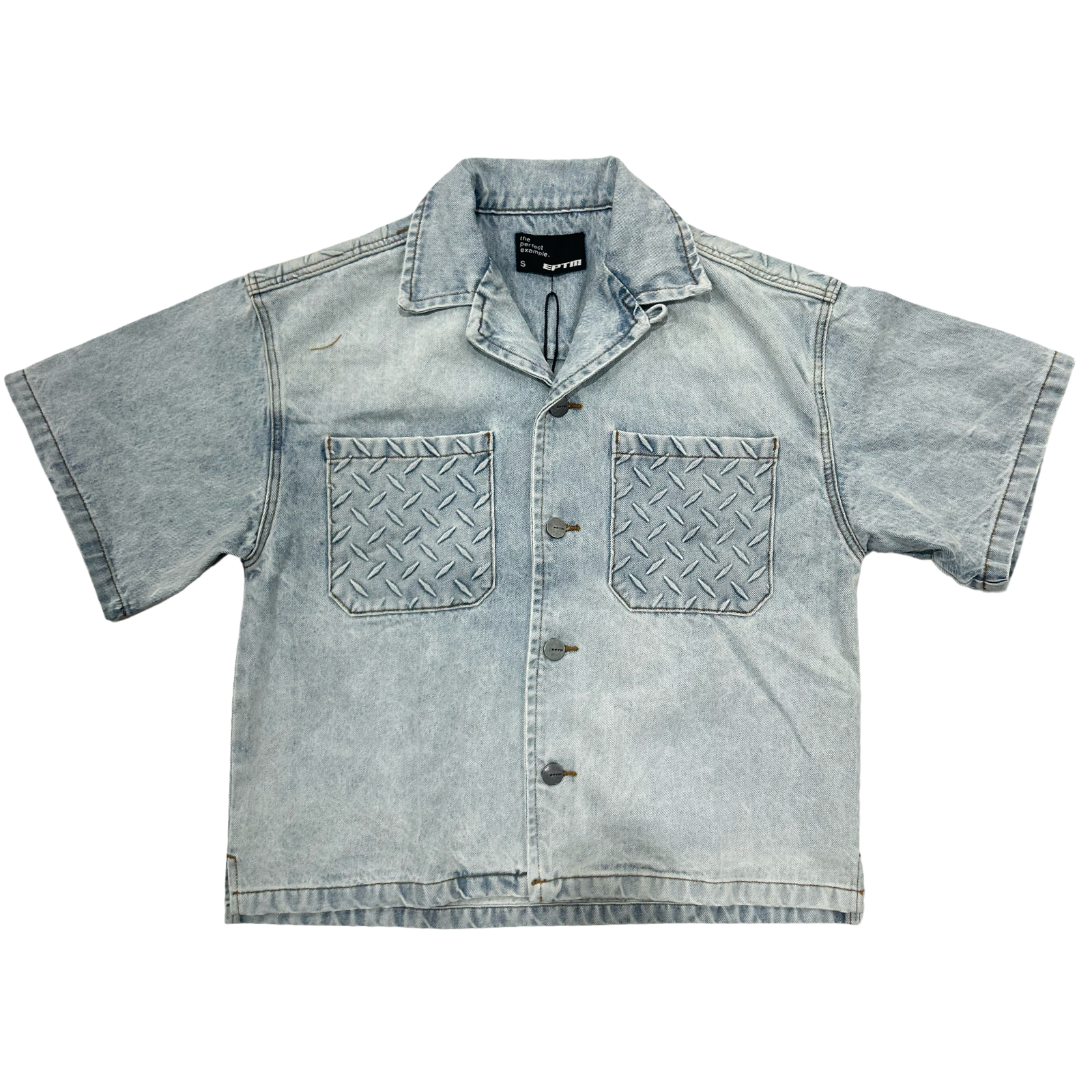EPTM jean button down