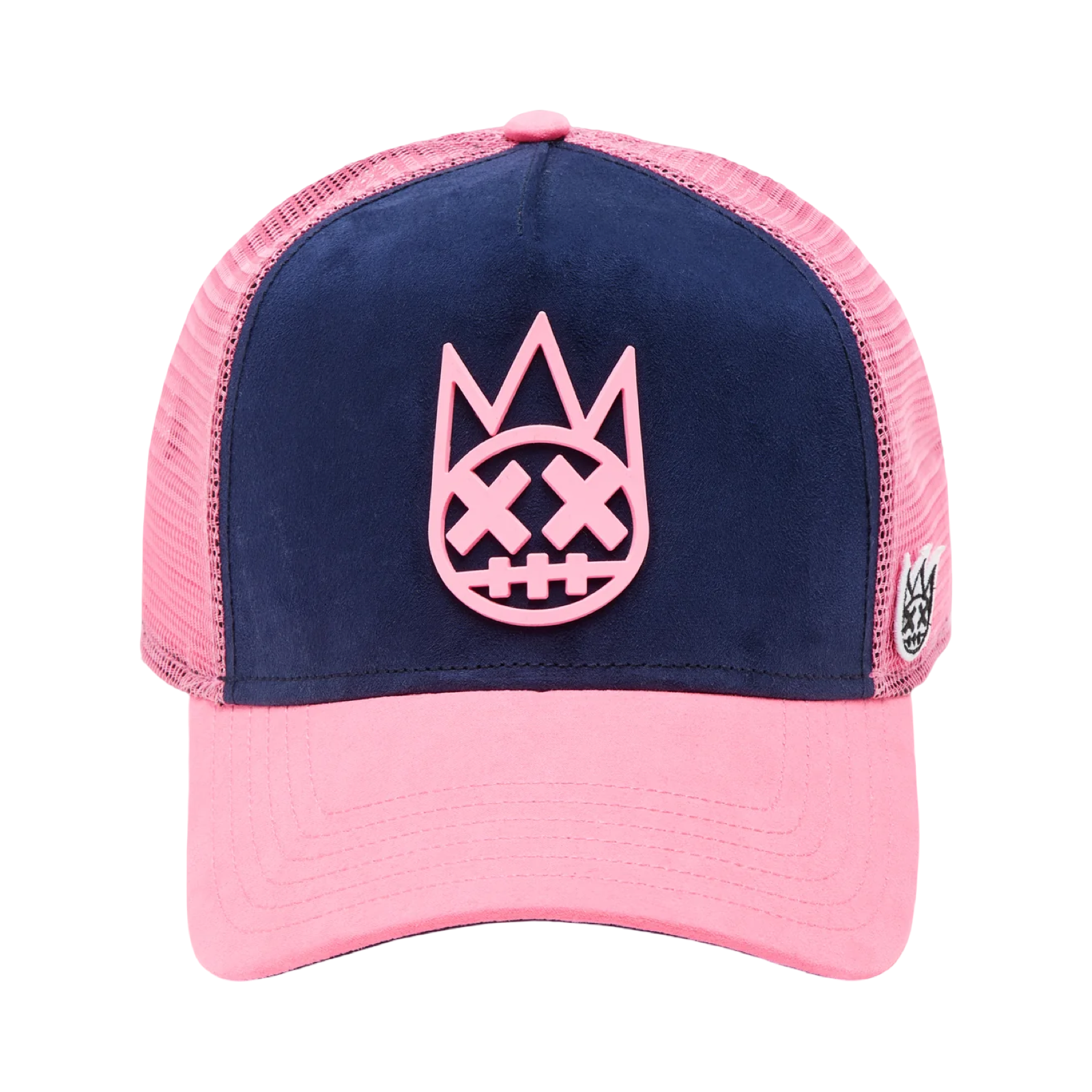 Cult's Logo Mesh Back Trucker Hat "Shimuchan" in Midnight Blue