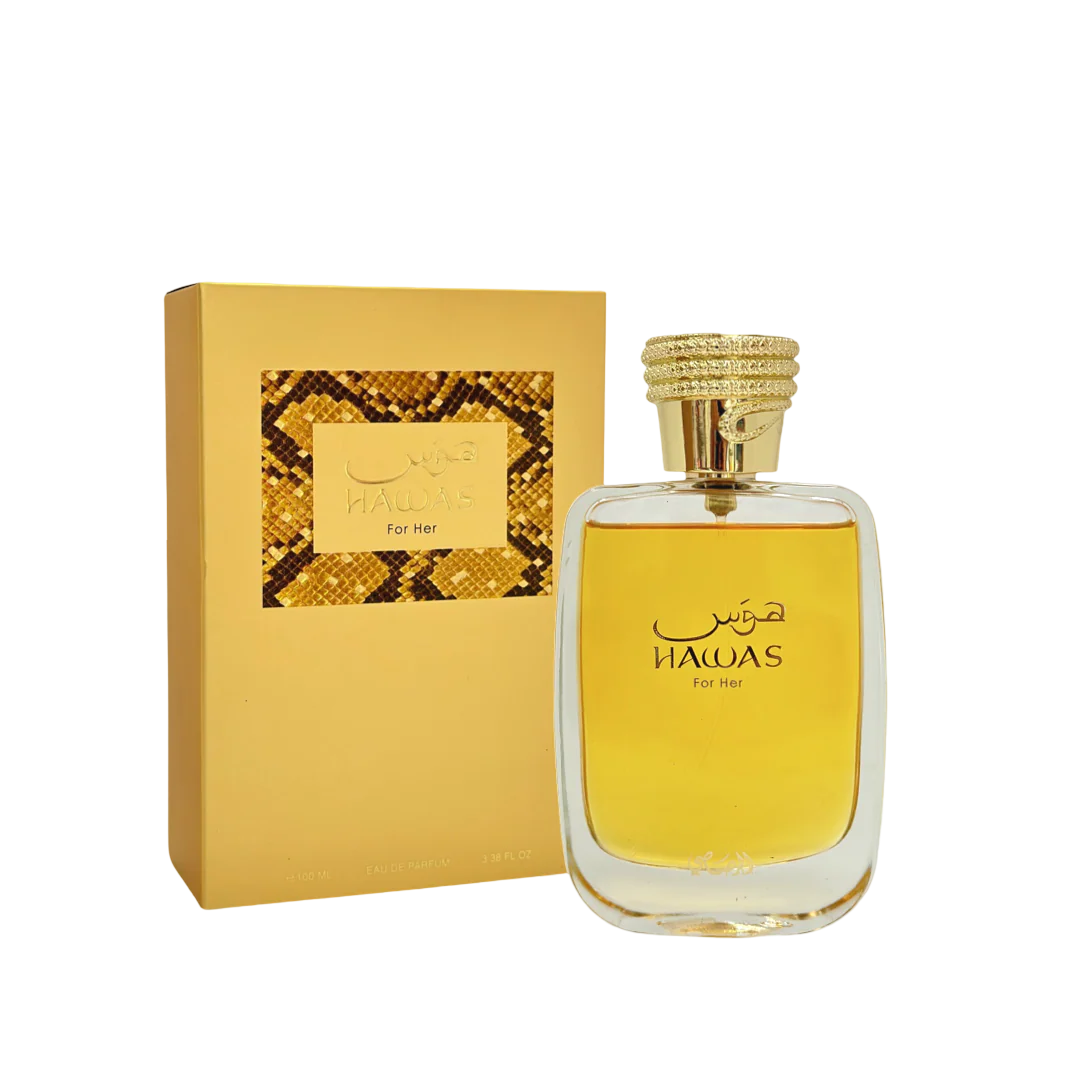 RASASI Hawas For Her - Eau de Parfum 100ML (3.4 OZ) - Premium Arabian Perfume For Women