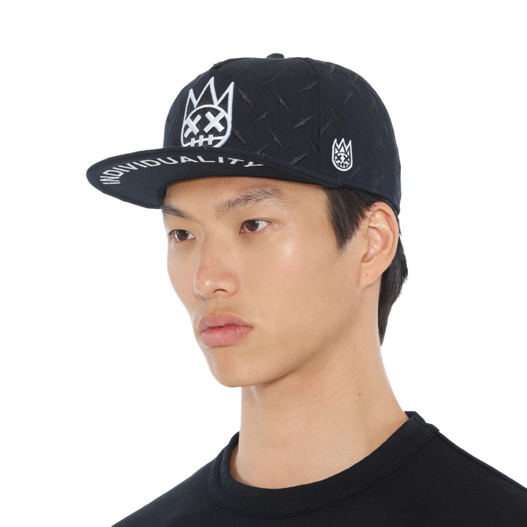Cult's Diamond Plate Trucker Hat in Black