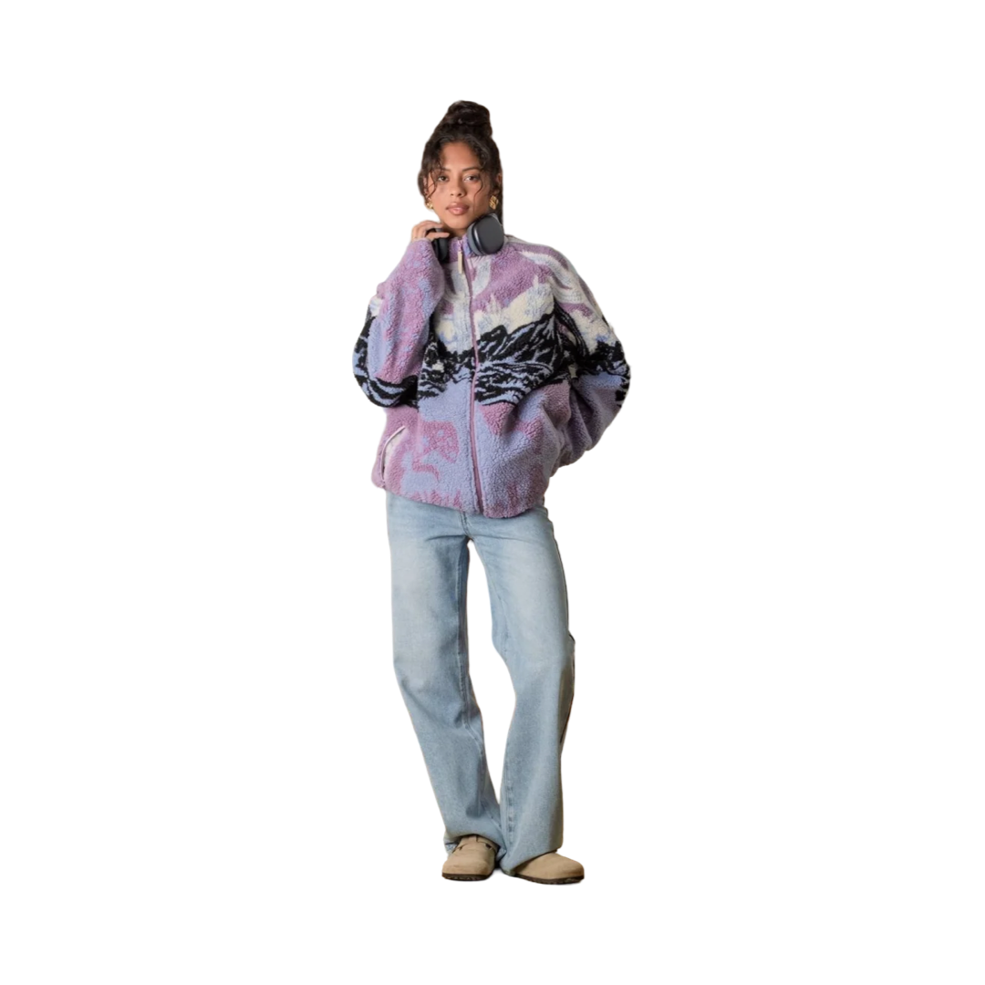 Printed Sherpa Fleece