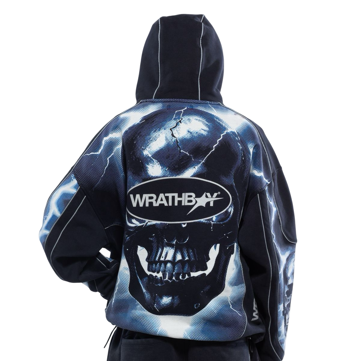 Wrathboy skull fullzip hoodie