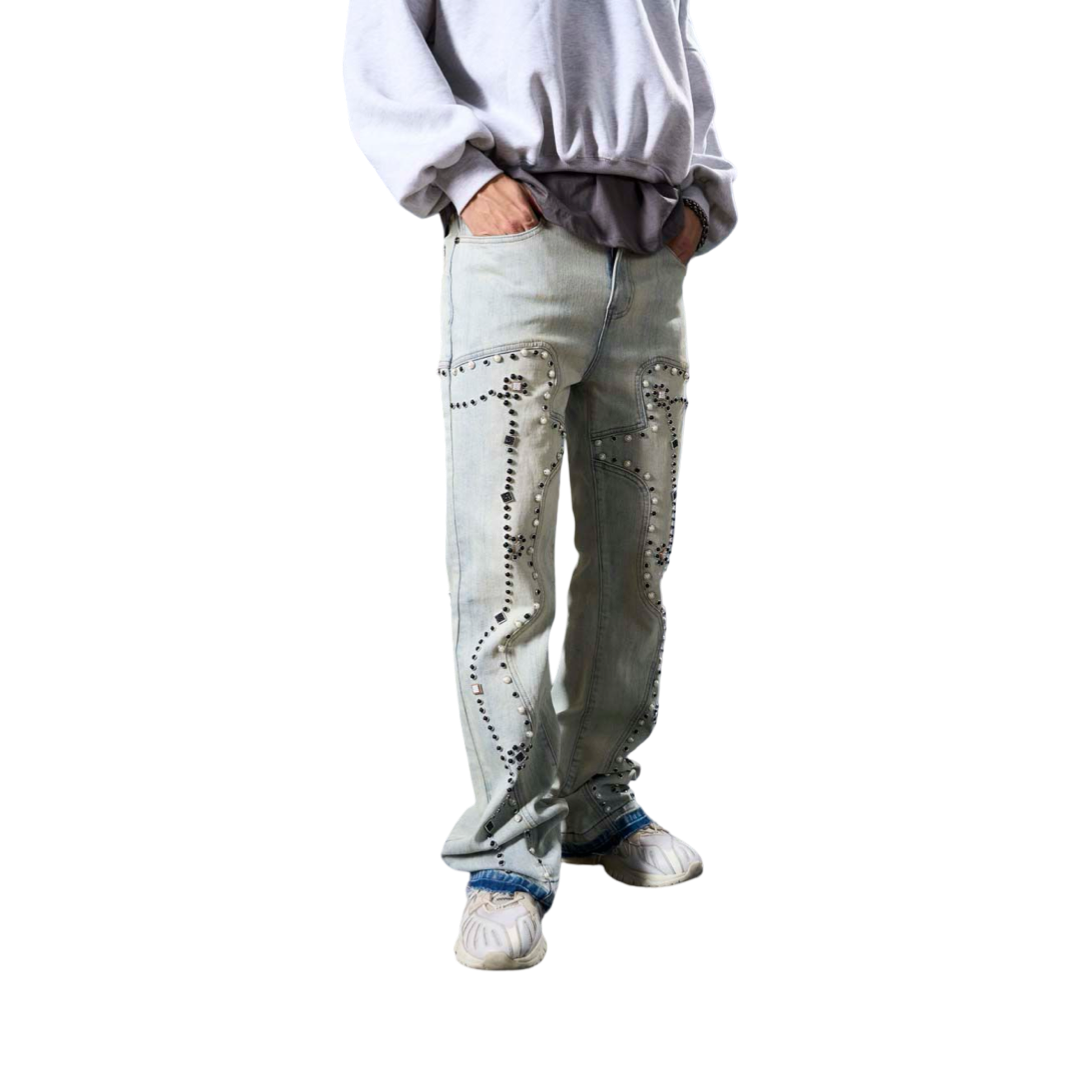 WAIMEA STUDDED DENIM
