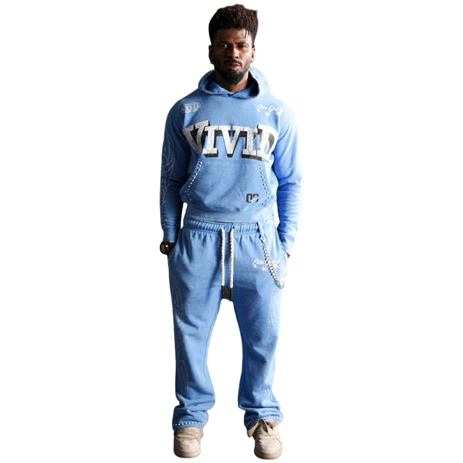 Vivid Premium Heavy GSM Men's Track Set