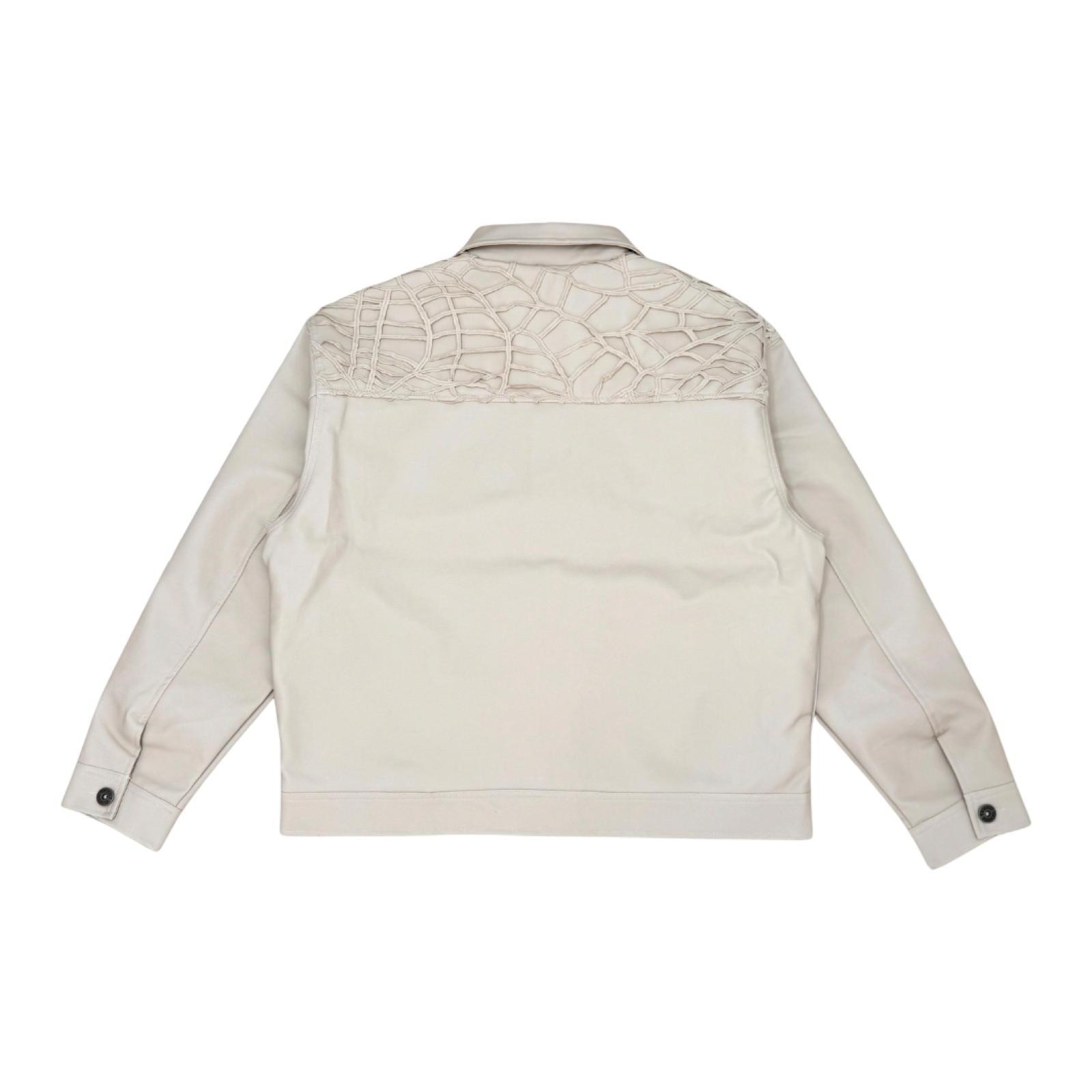 Vegan Leather Jacket / Spyder Web