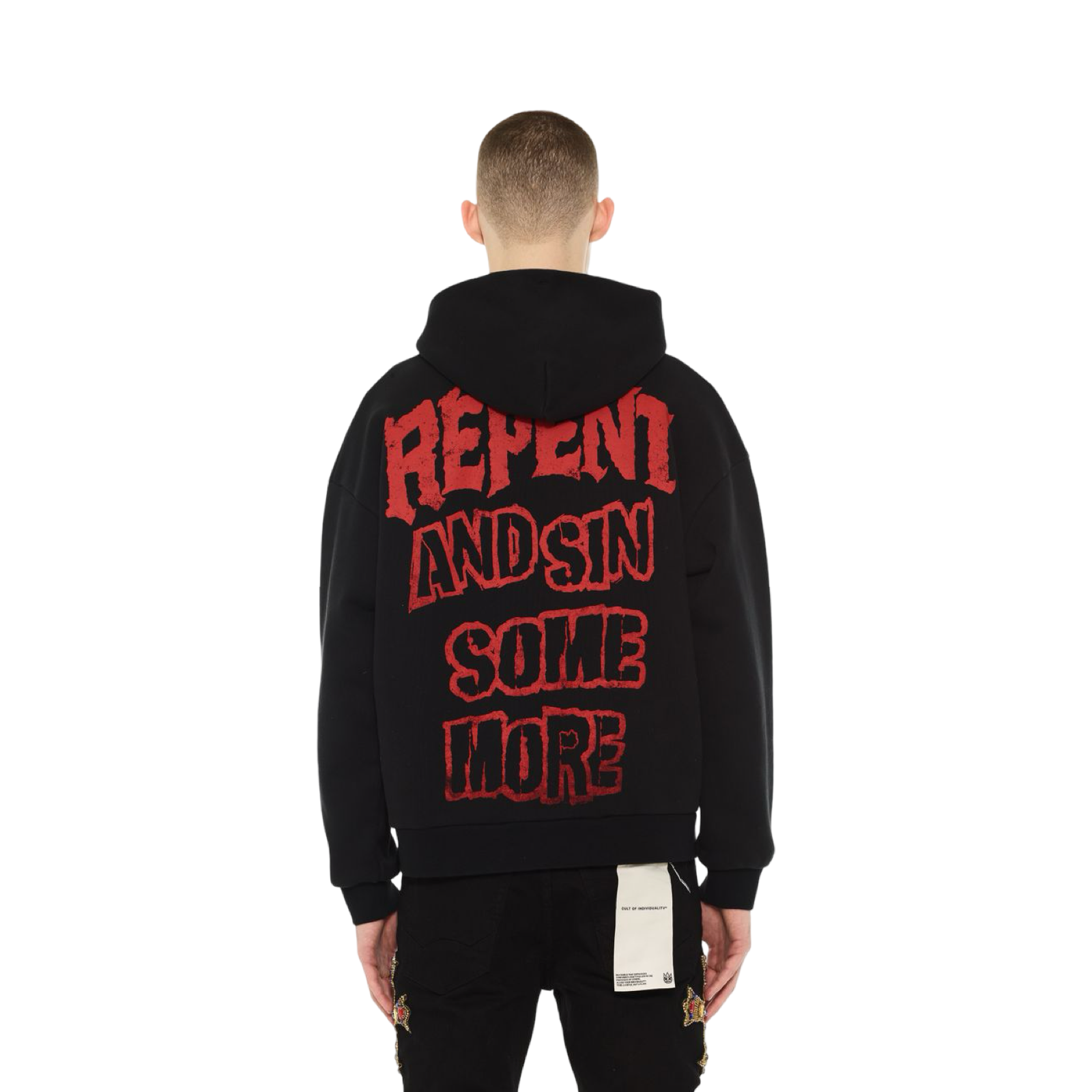 PULLOVER NOVELTY HOODY "REPENT"