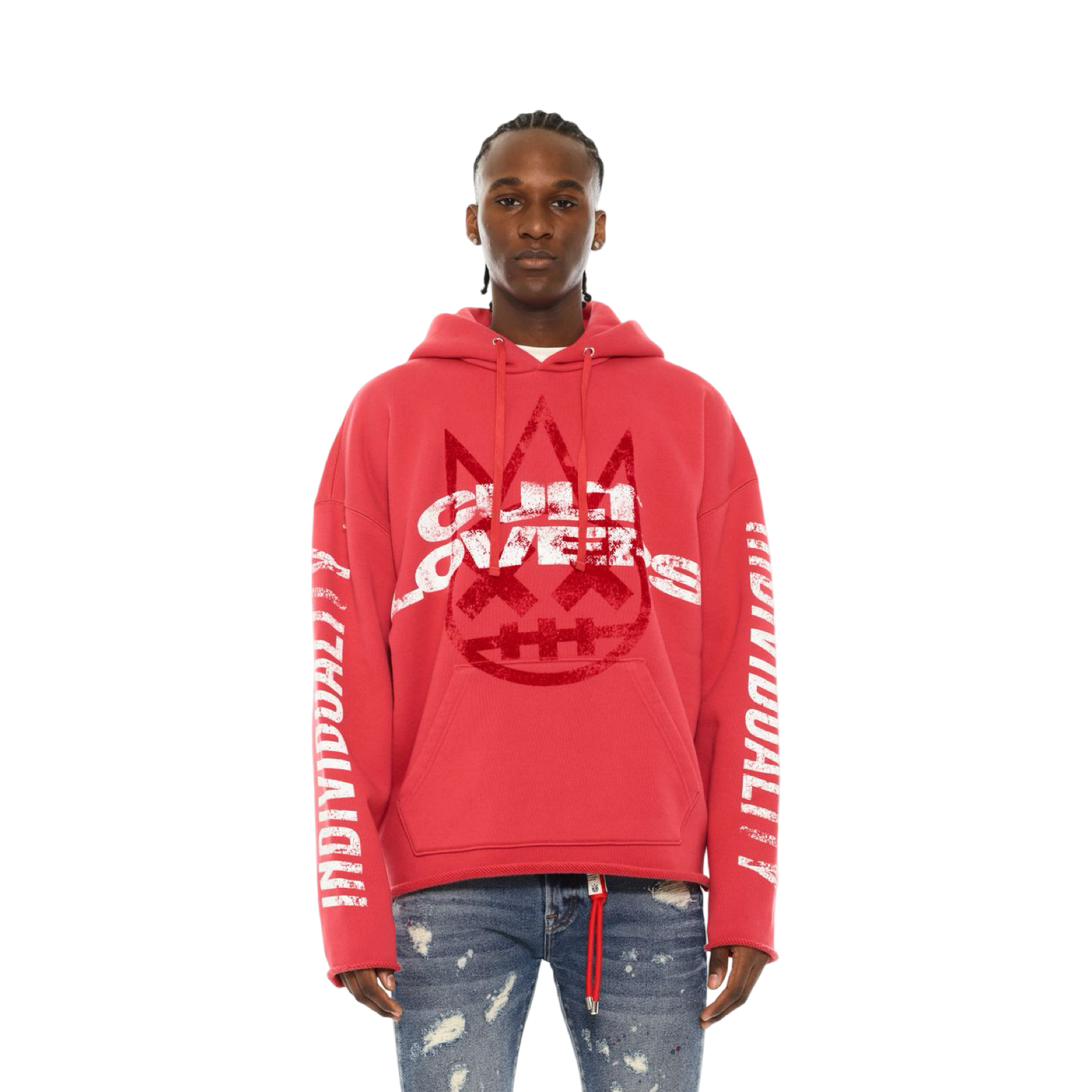 PULLOVER NOVELTY HOODY "CULT LOVERS"