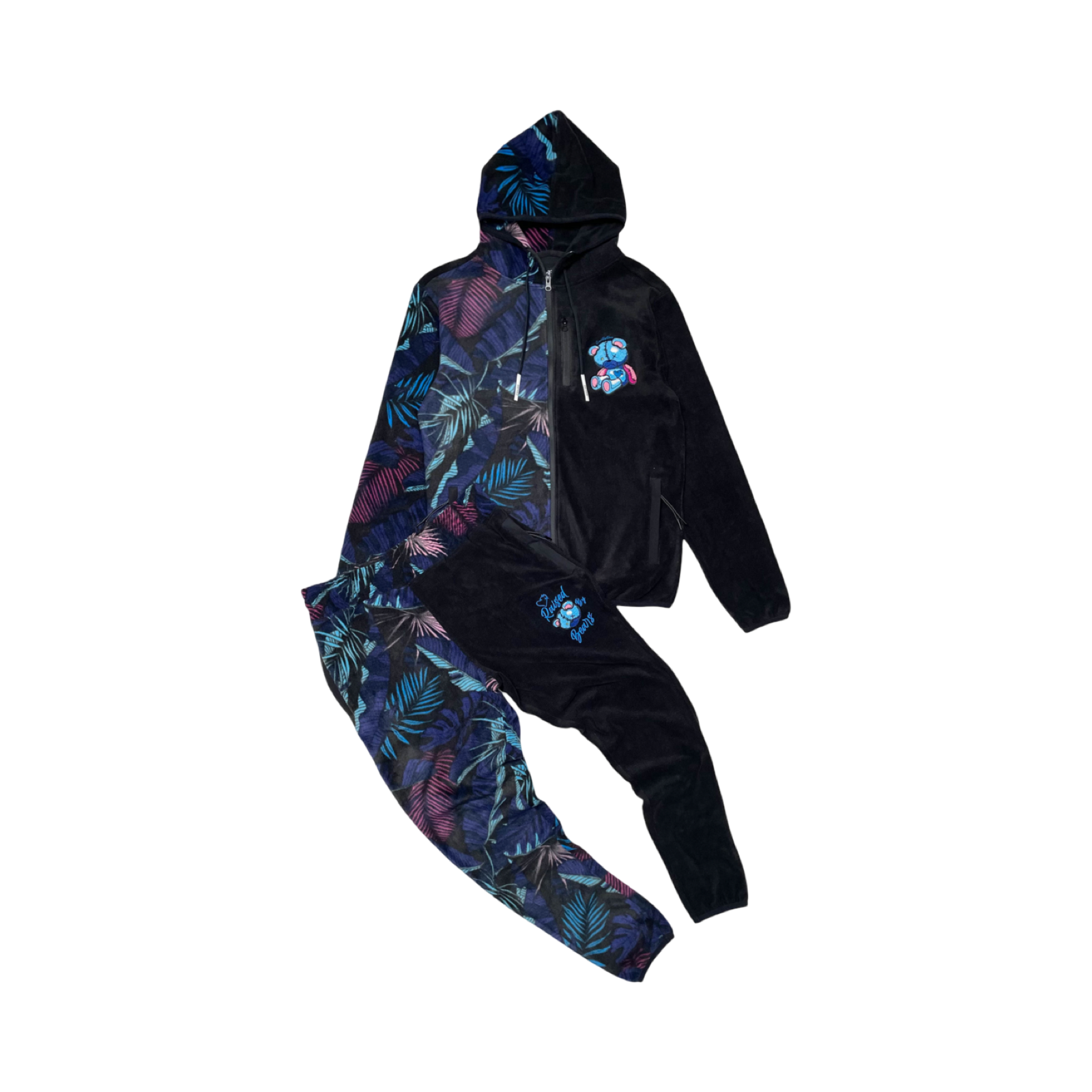 POLAR FLEECE CAMO BEAR SET