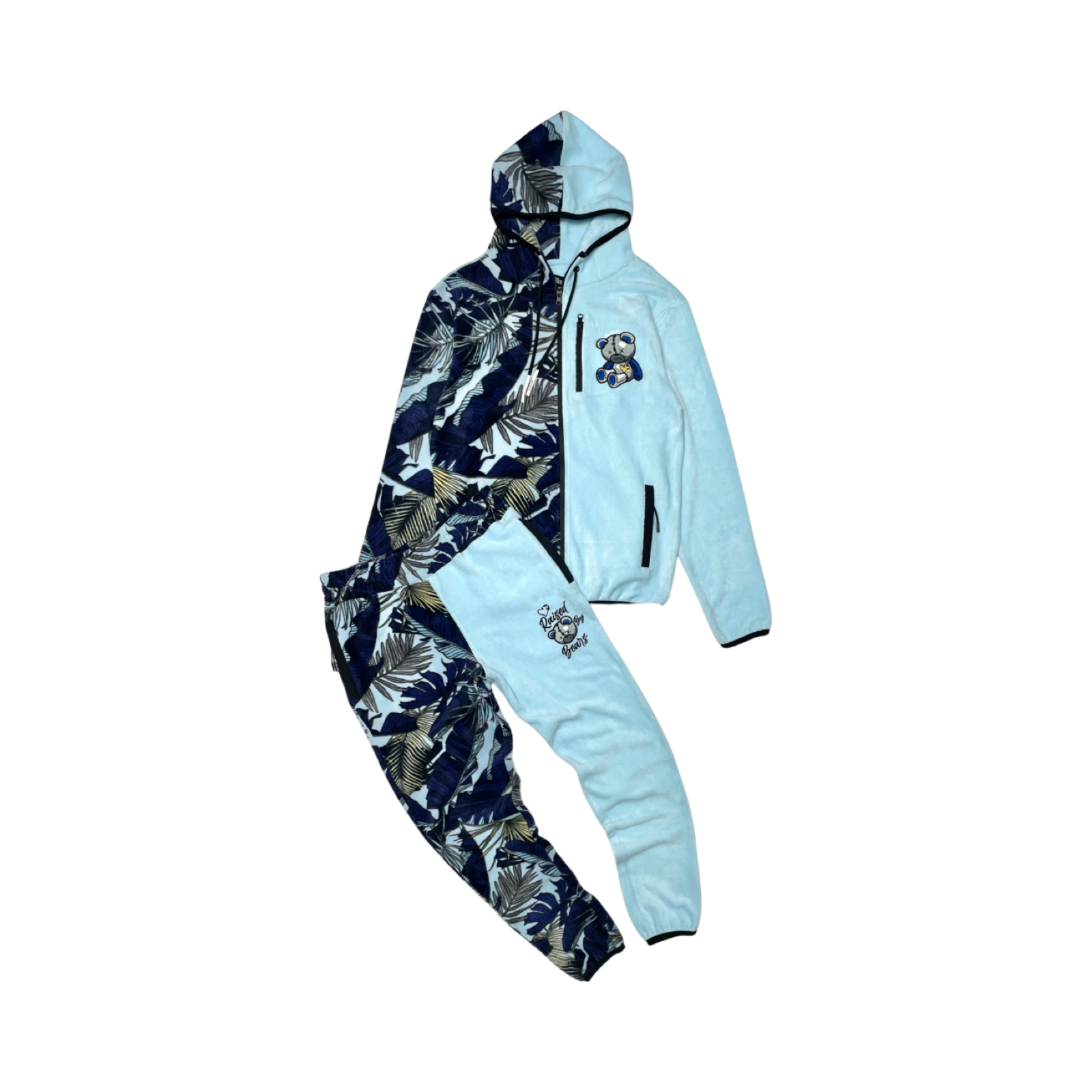 POLAR FLEECE CAMO BEAR SET