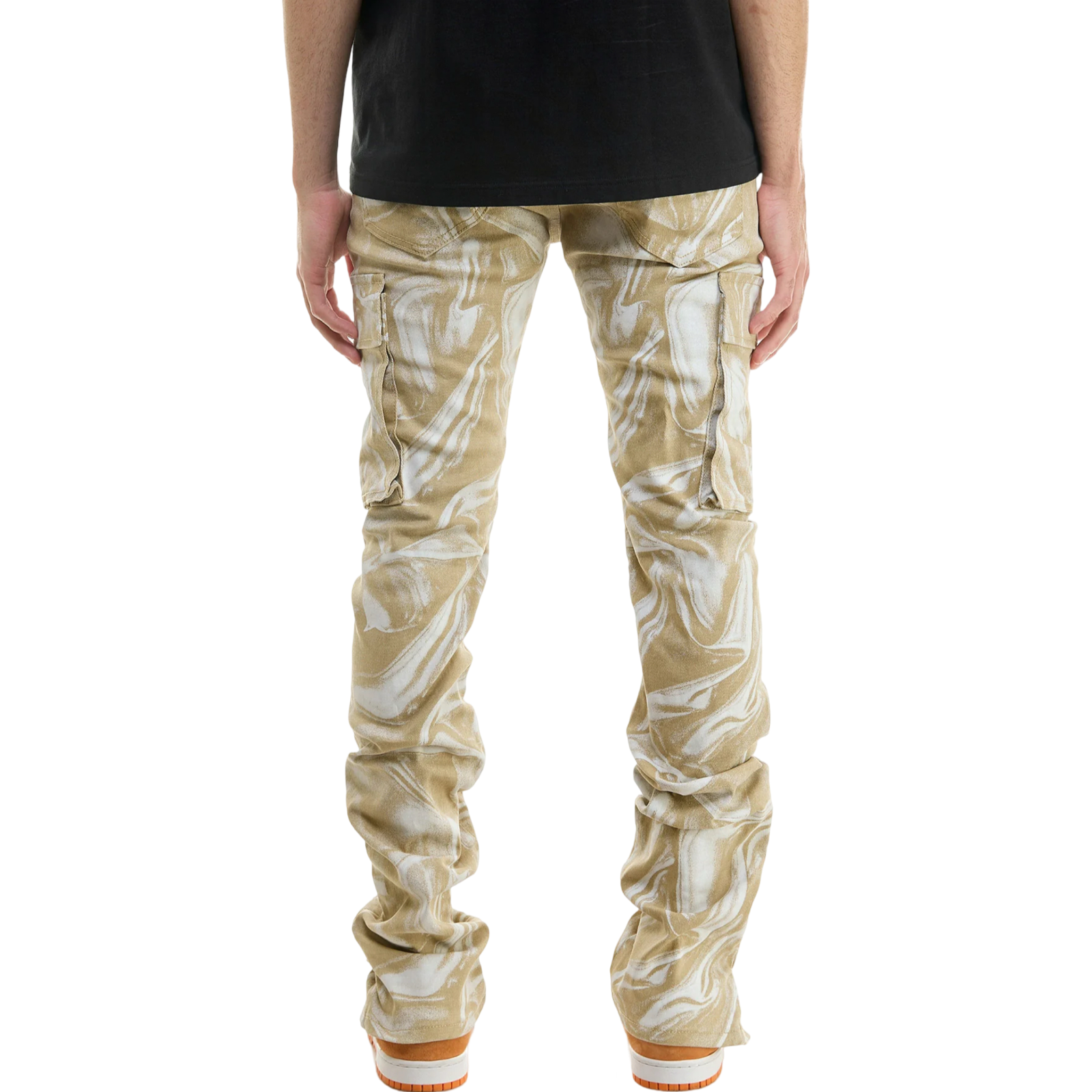 STACKED DOUBLE CARGO PANTS