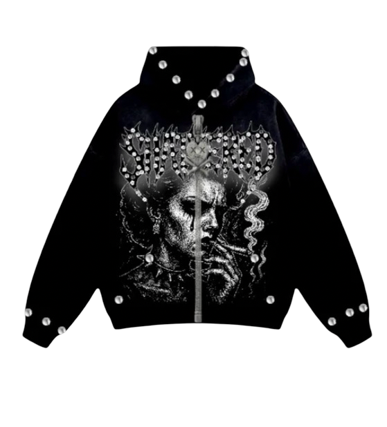 ANXIETY HOOODE BLACK