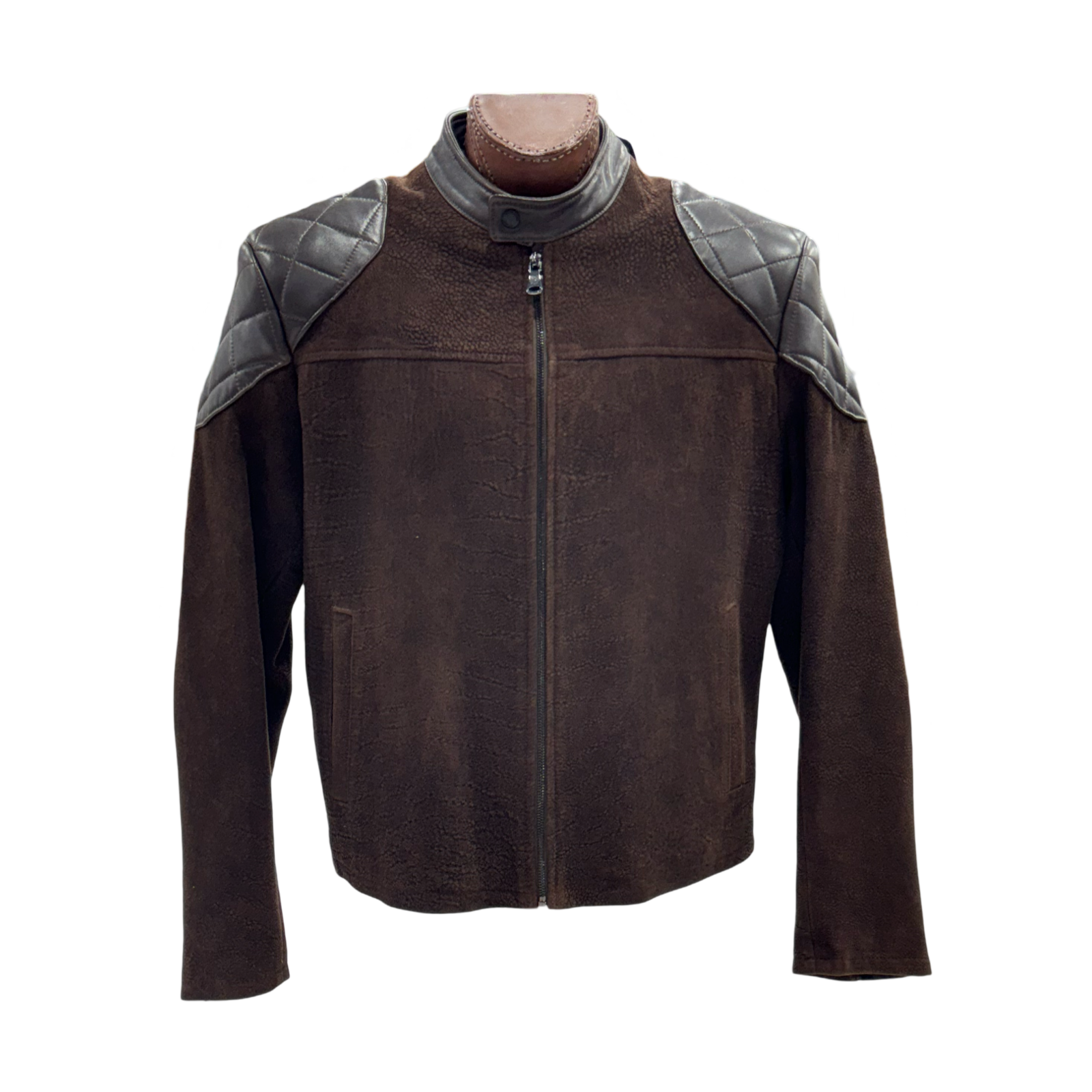 OPEN BOTTOM LAMBSKIN JACKET