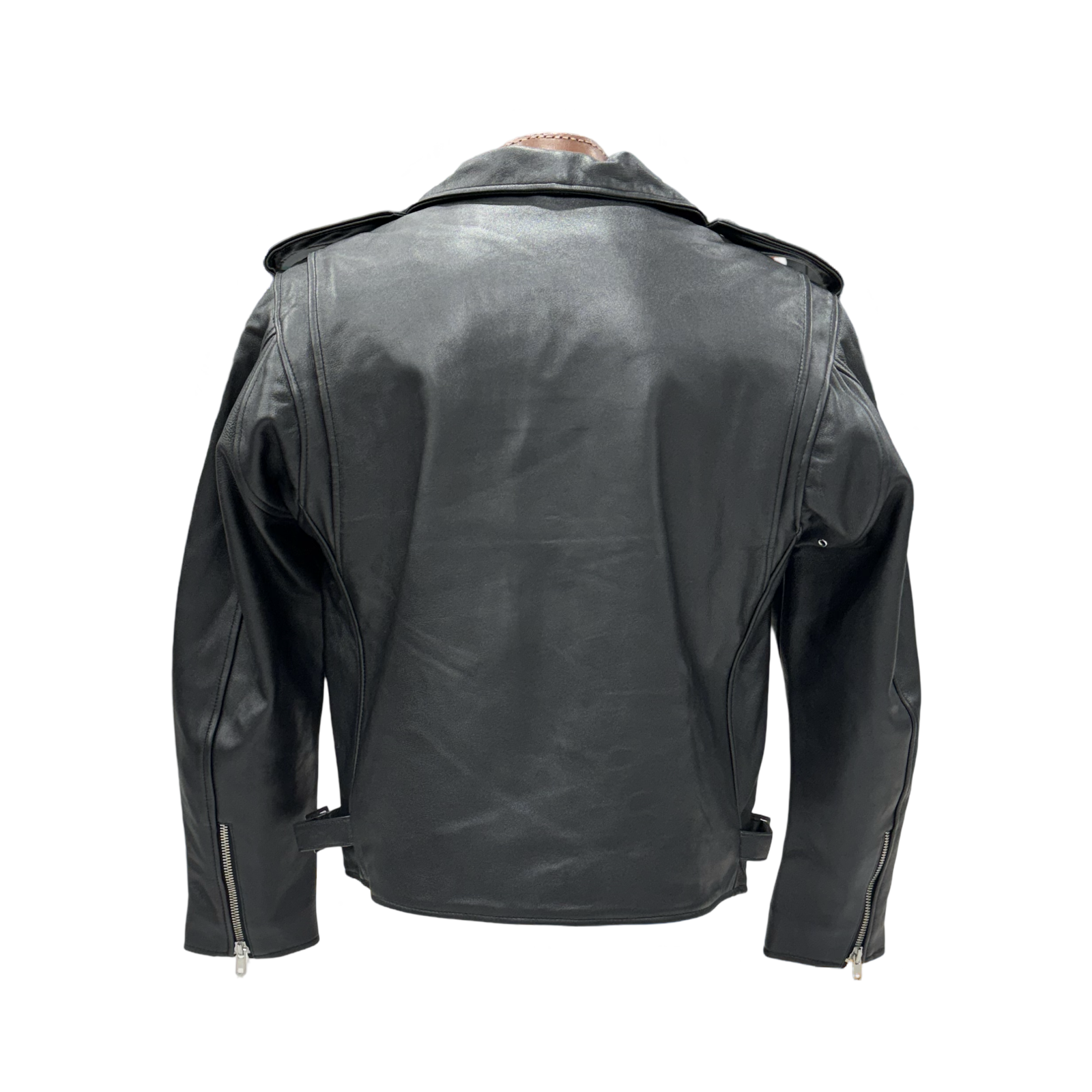 MOTORCYCLE JACKET WITH ZIPPERS