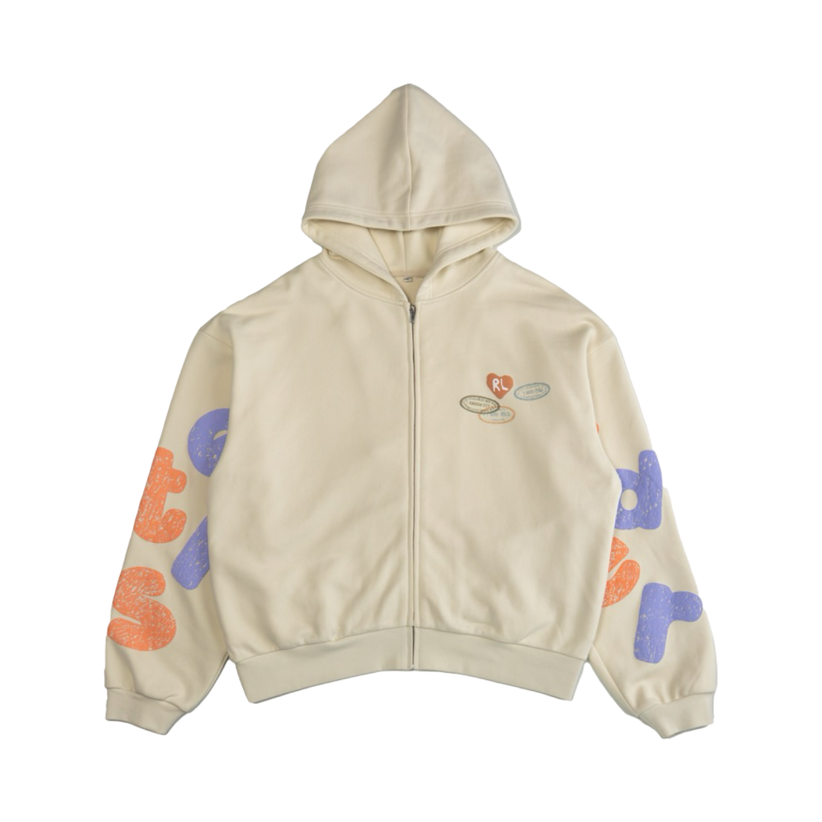 Where U Are Scattered Zip Up