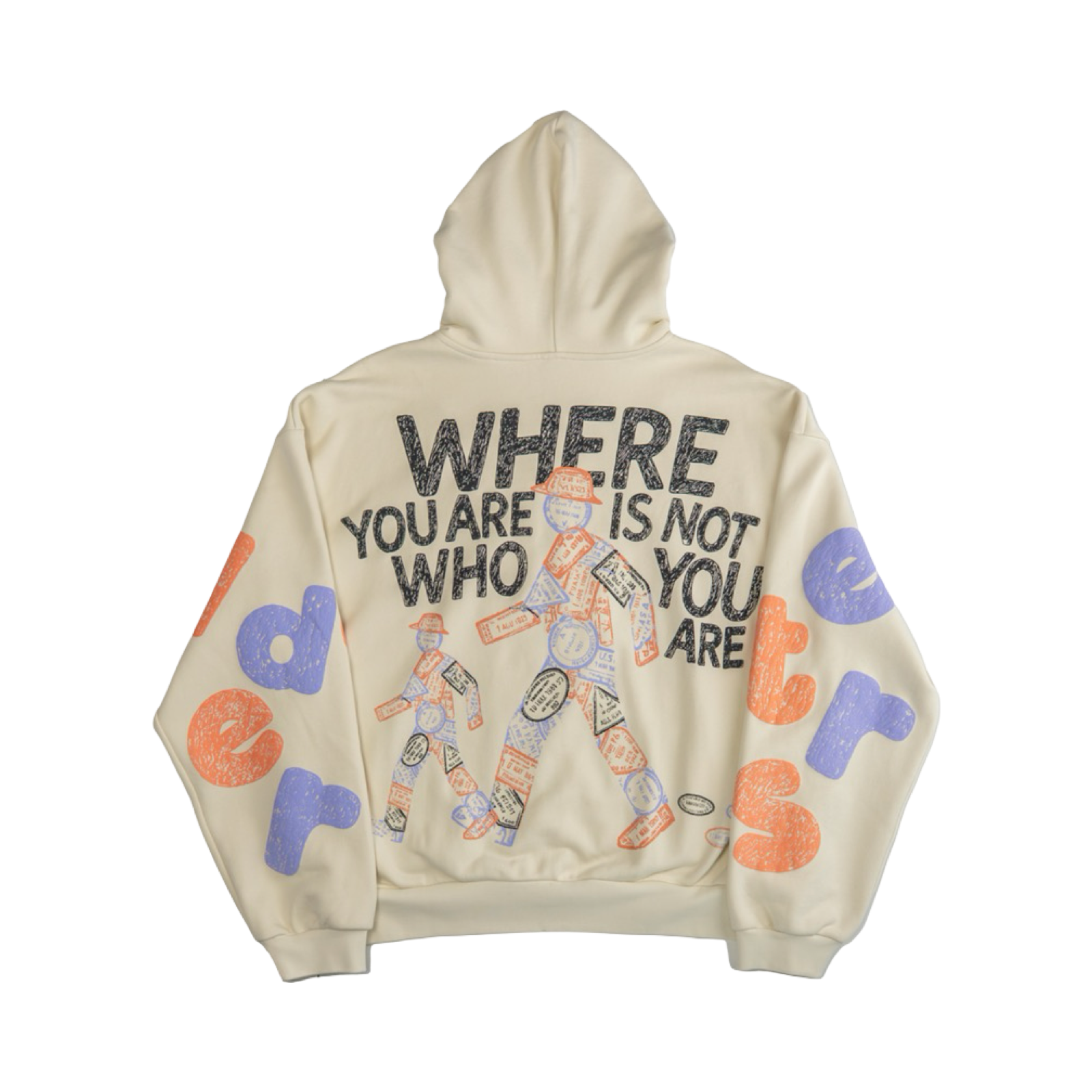 Where U Are Scattered Zip Up