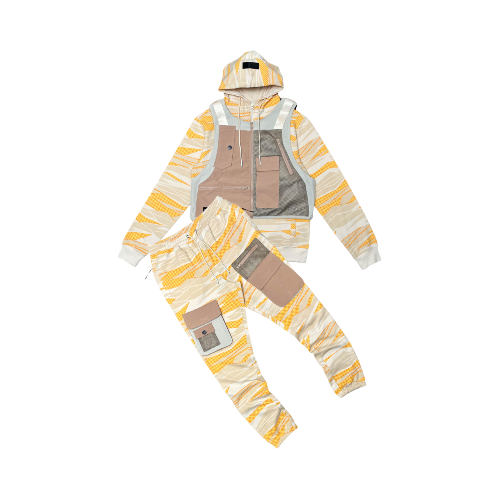 UTILITY JOGGER SET W/ DETACHABLE VEST