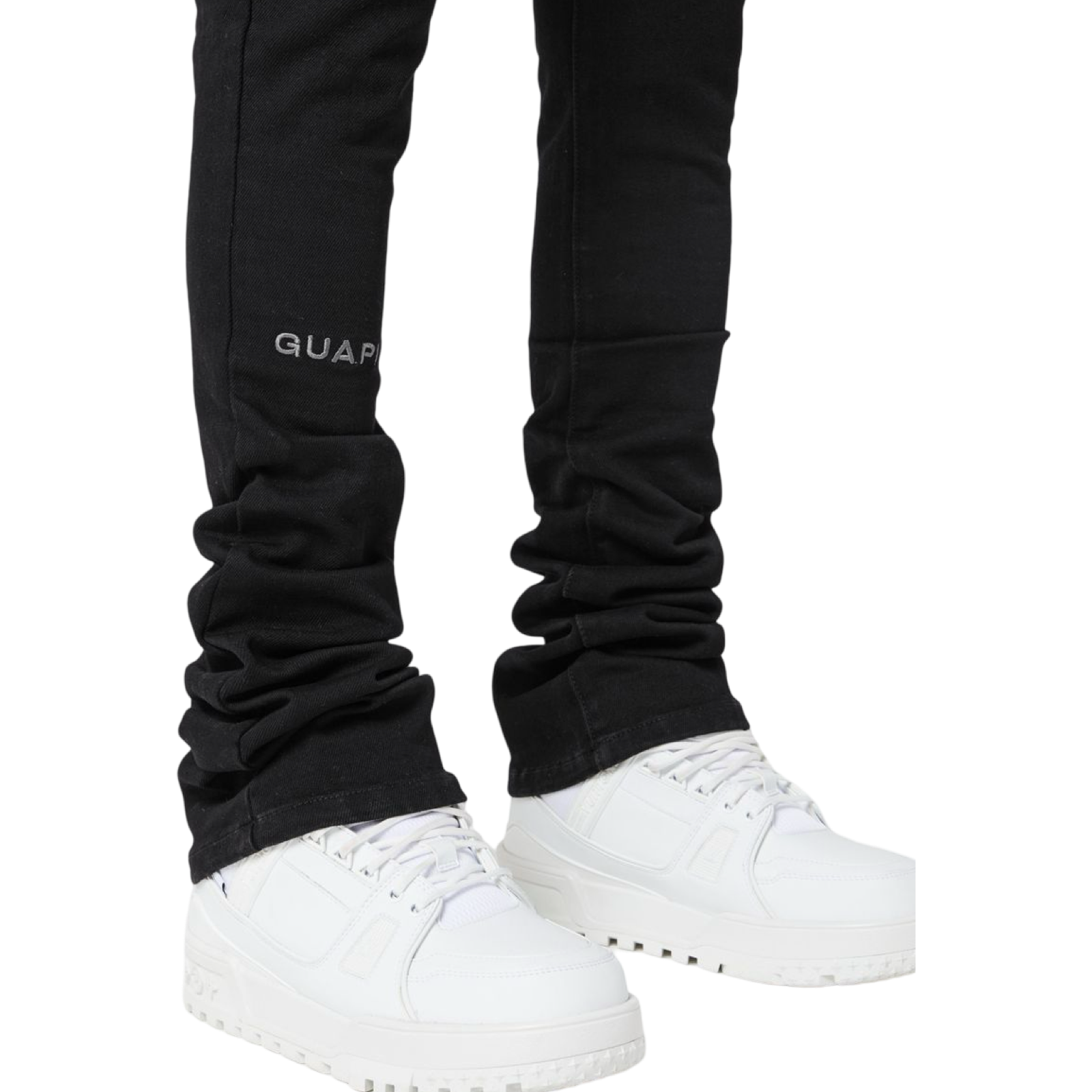 Obsidian Black Basics Stacked Denim