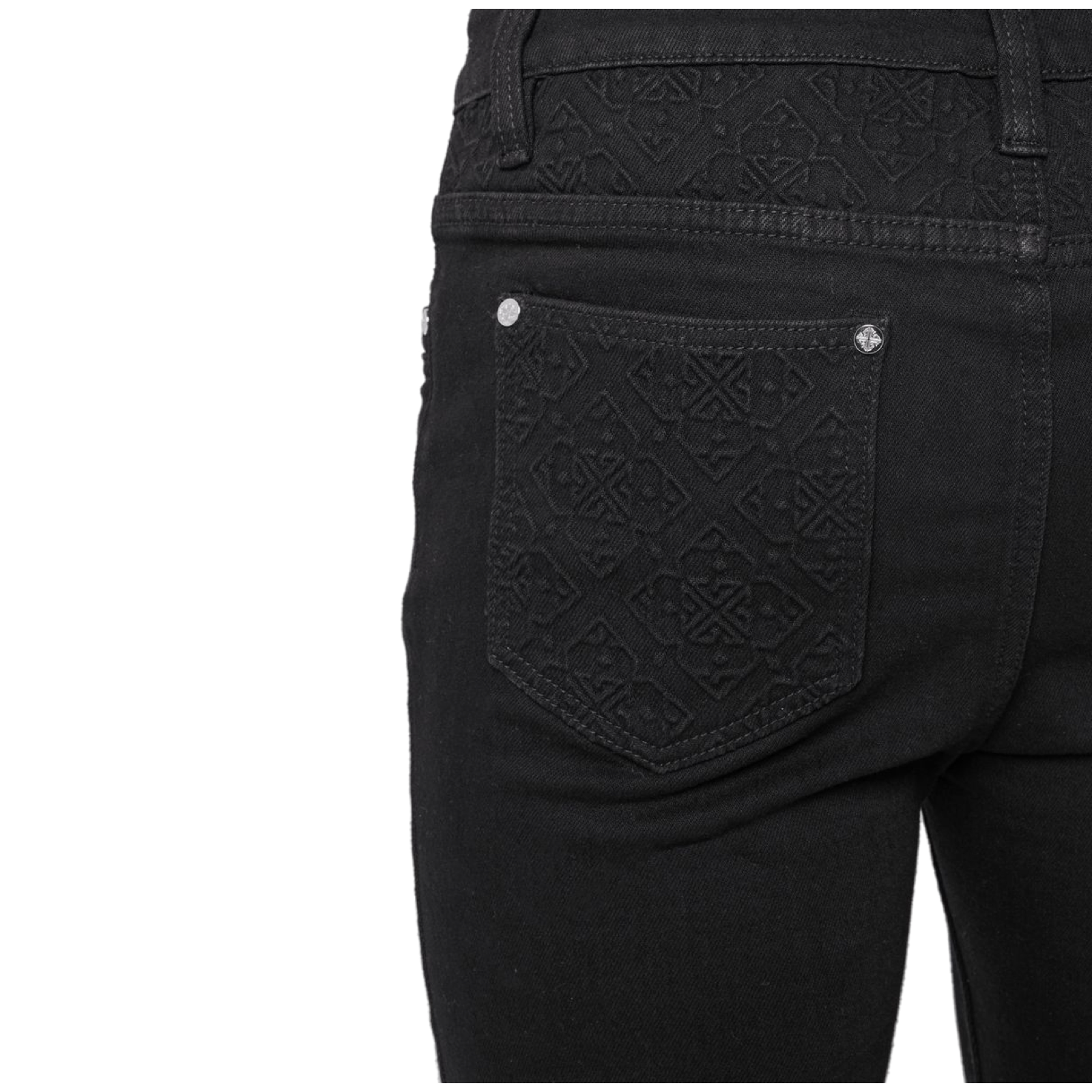 Obsidian Black Basics Stacked Denim