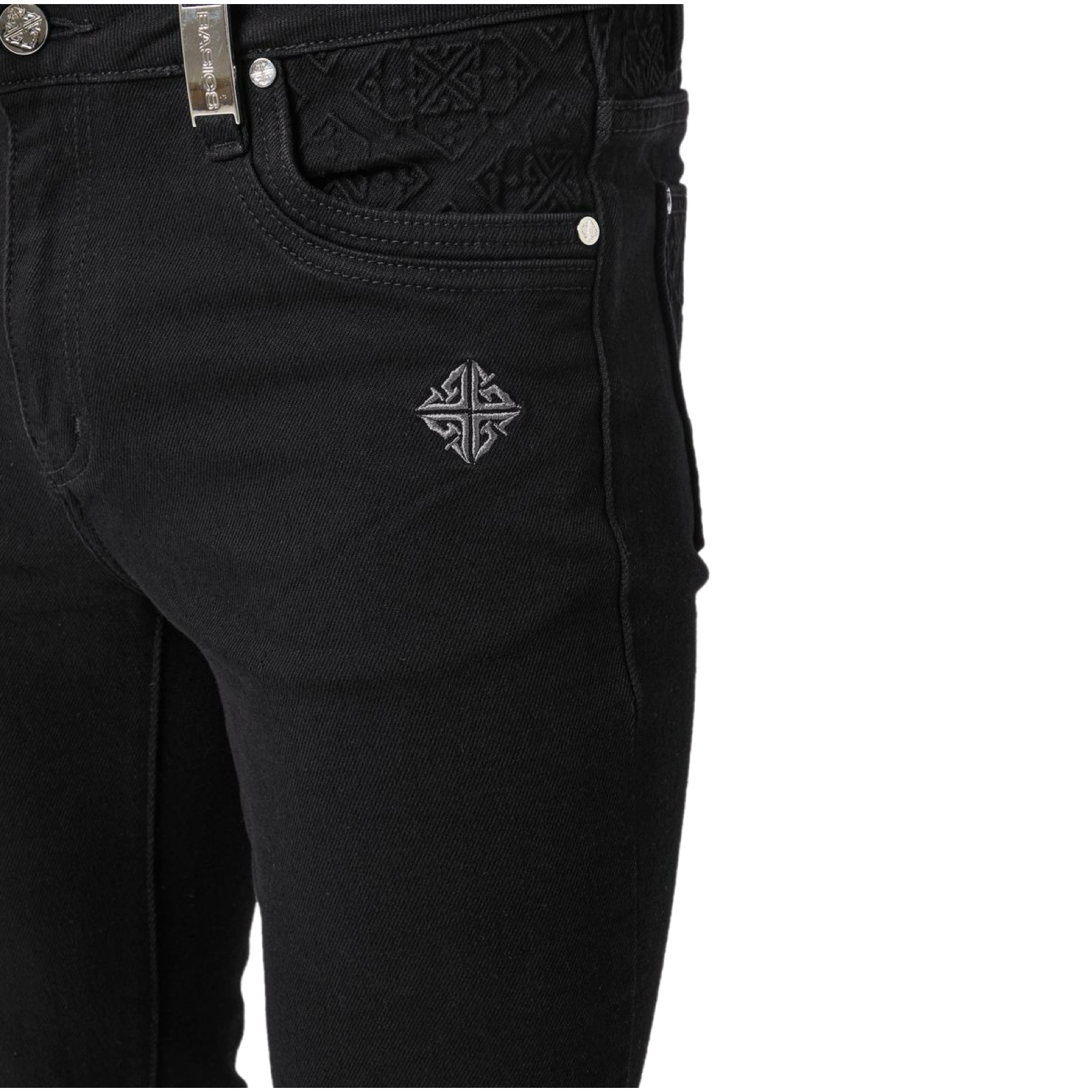 Obsidian Black Basics Regular Denim